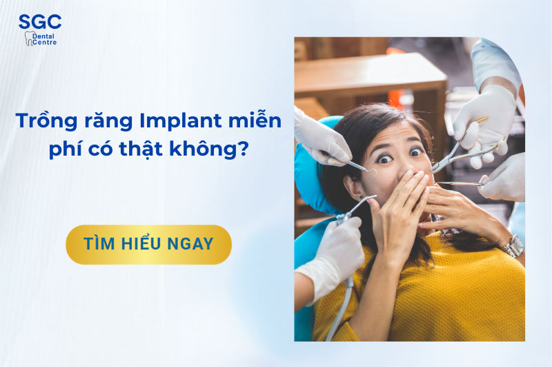 Trồng răng Implant miễn phí