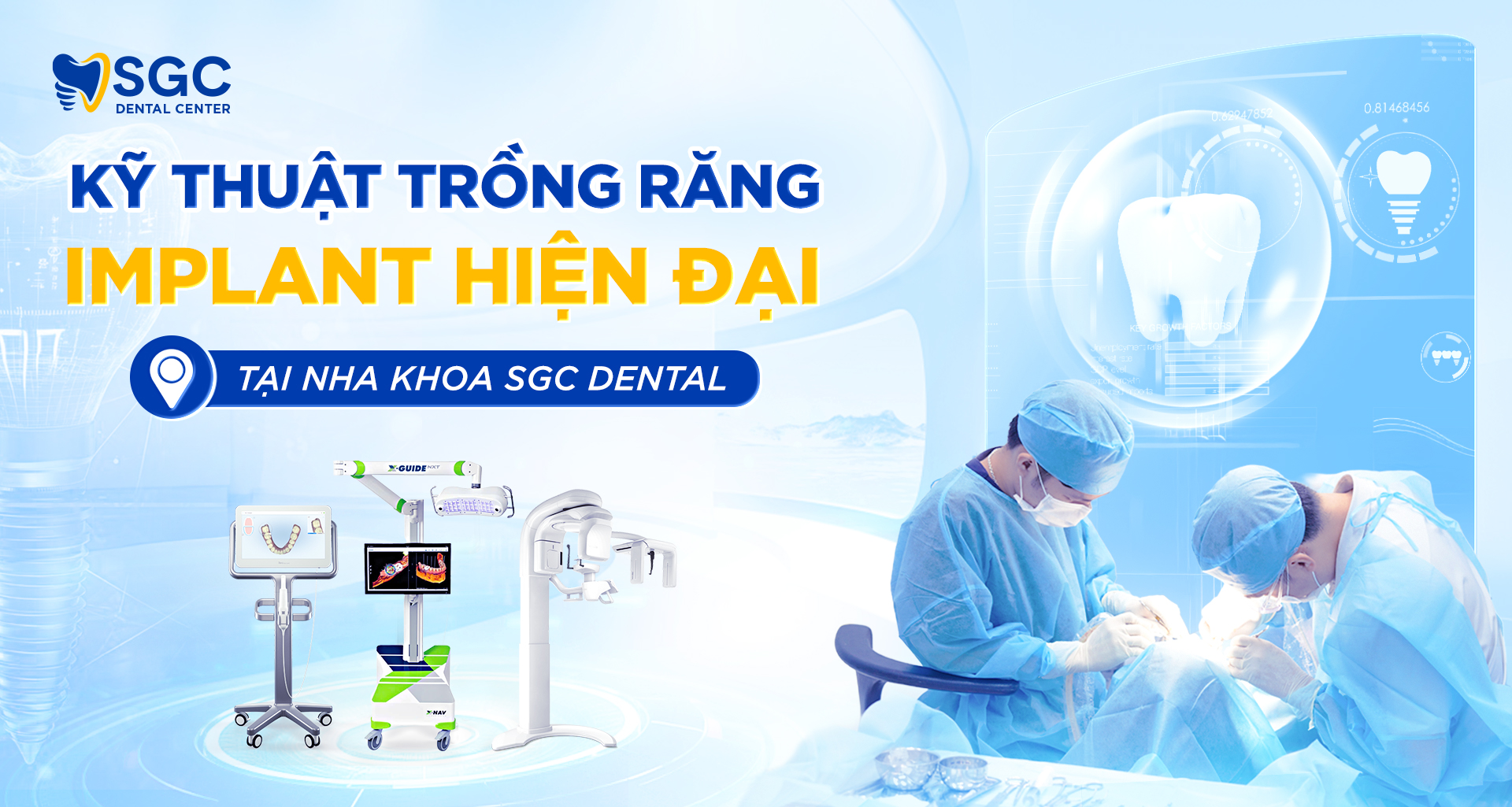 Trồng răng Implant là gì? Giải đáp chi tiết từ A đến Z 12 ky thuat trong rang implant hien dai tai nha khoa SGC
