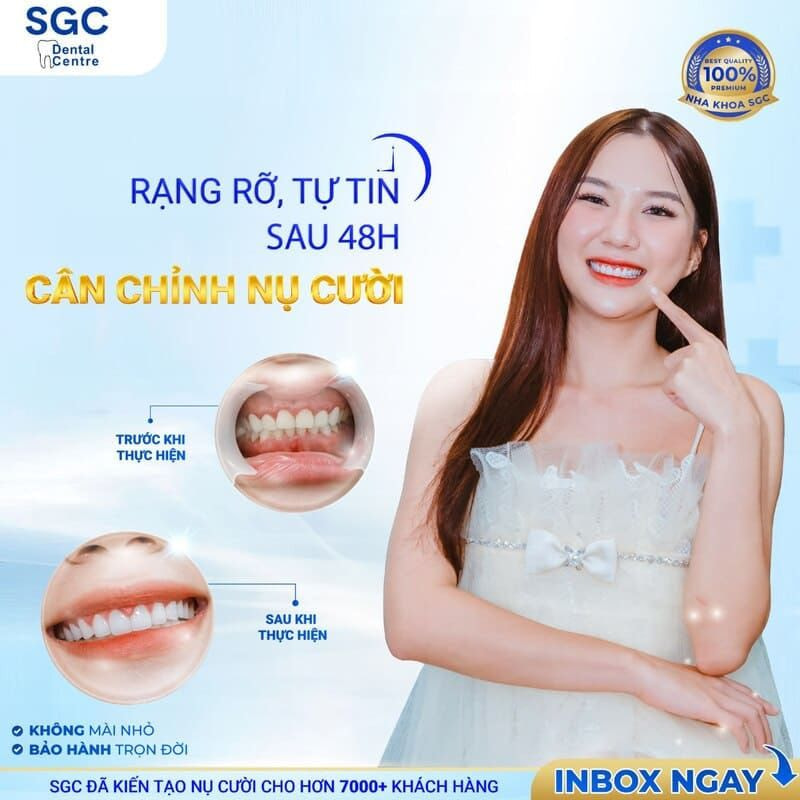 Nha khoa SGC là cơ sở bọc răng sứ uy tín, chất lượng dành cho bạn
